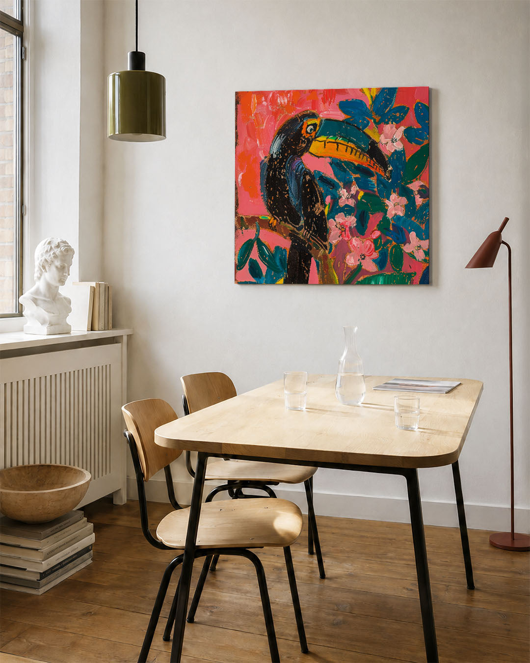 Vrolijke toekan Kunstwerk