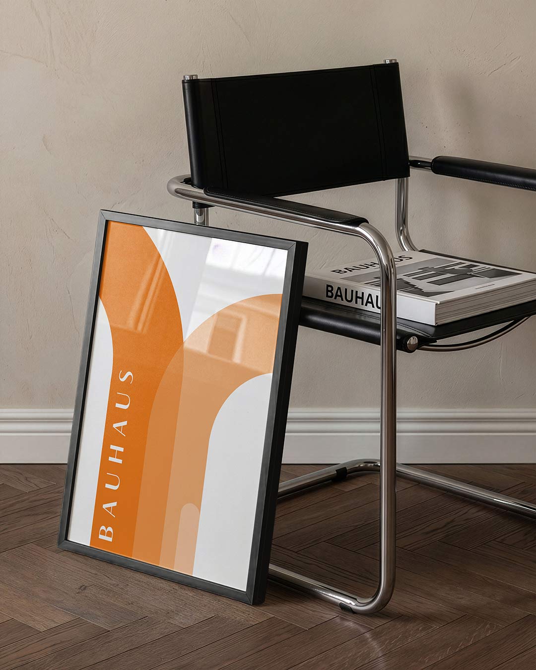 Kleurvlakken en lijnen Poster