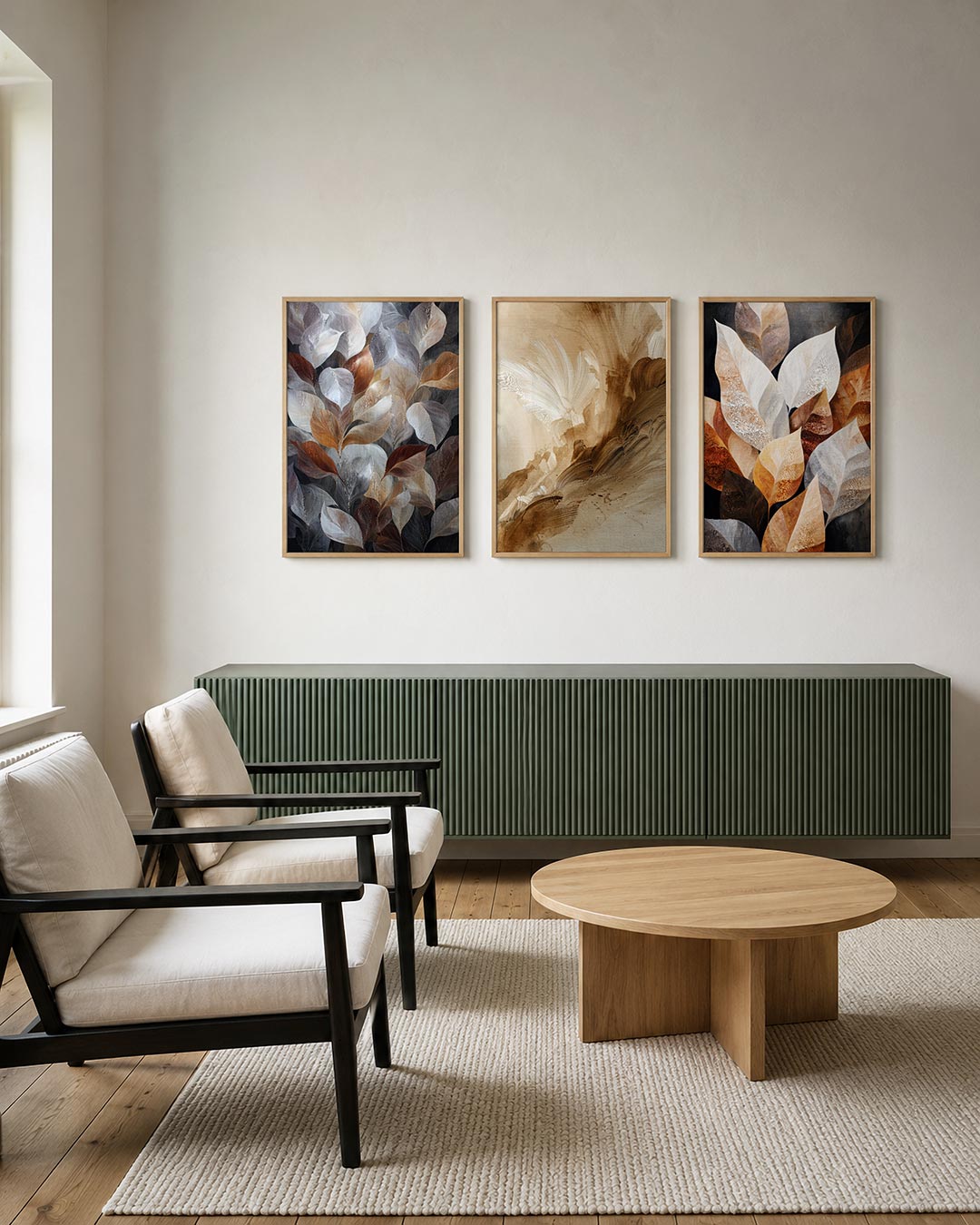 Bladpatroon harmonie Posterset