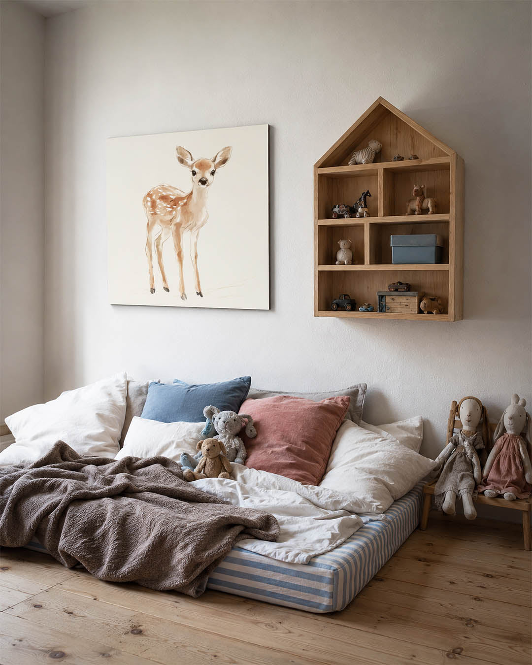 Schattig hertenkalf Kunstwerk