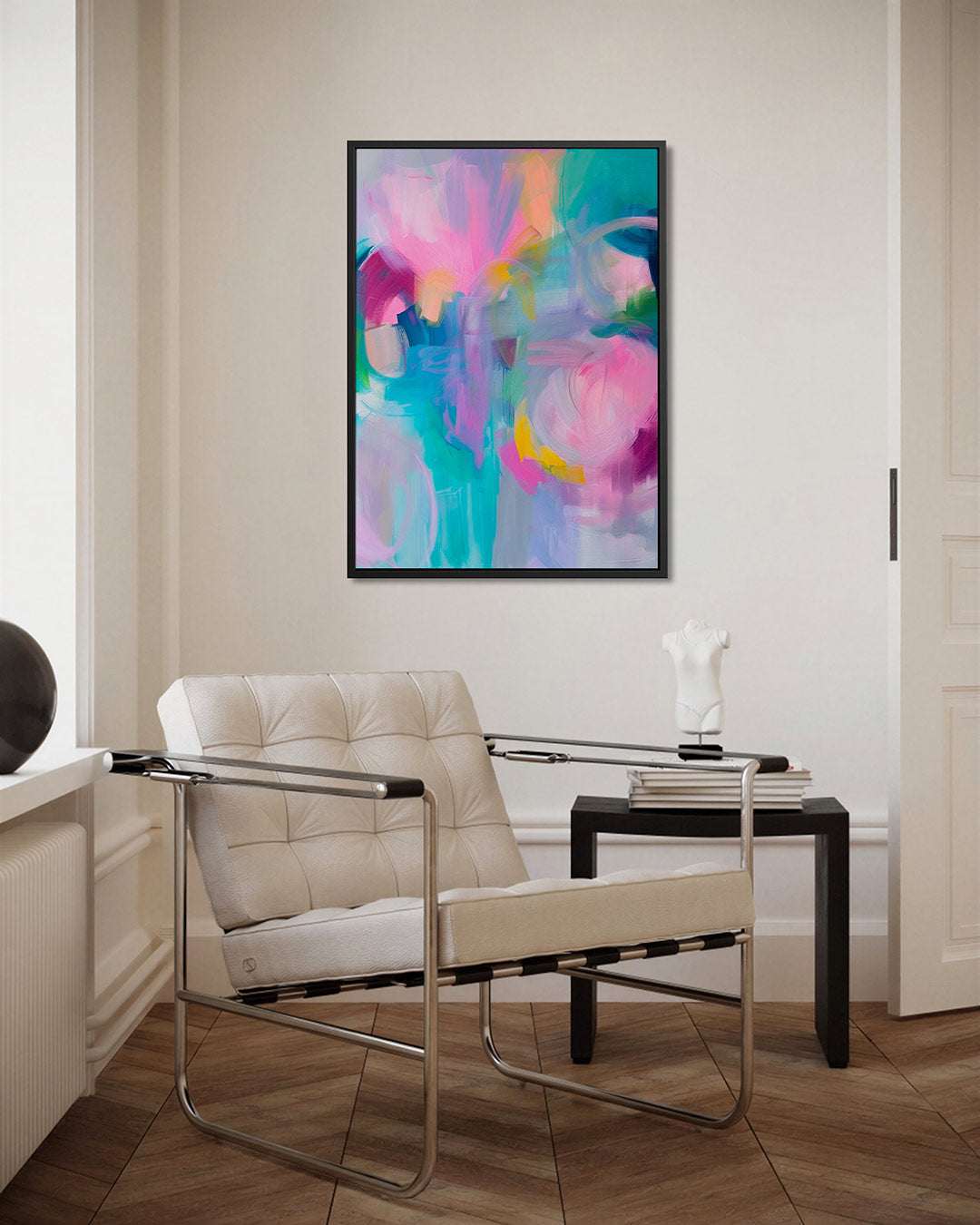 Kleurrijke vormen Kunstwerk