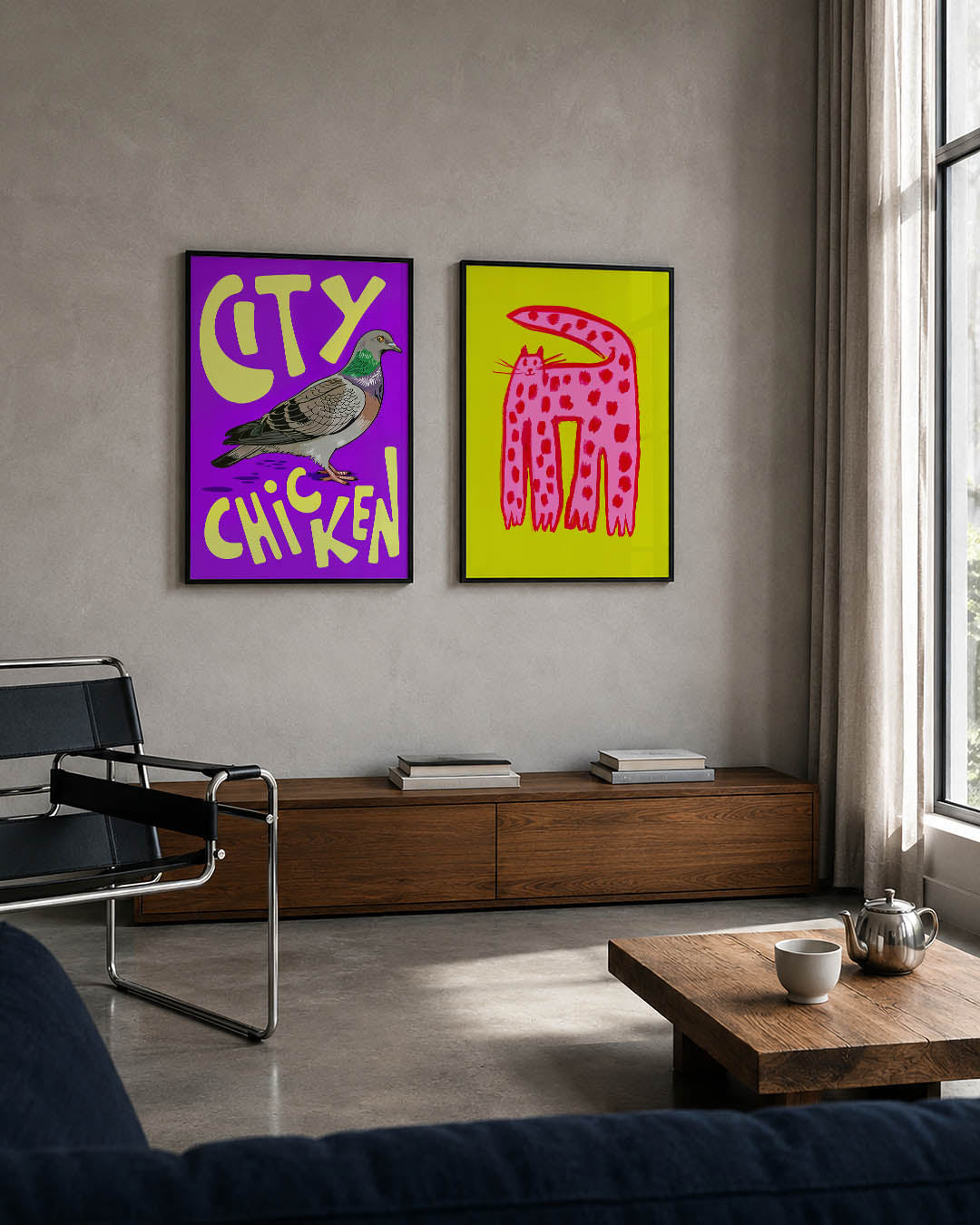 Stadsduif expressie Posterset