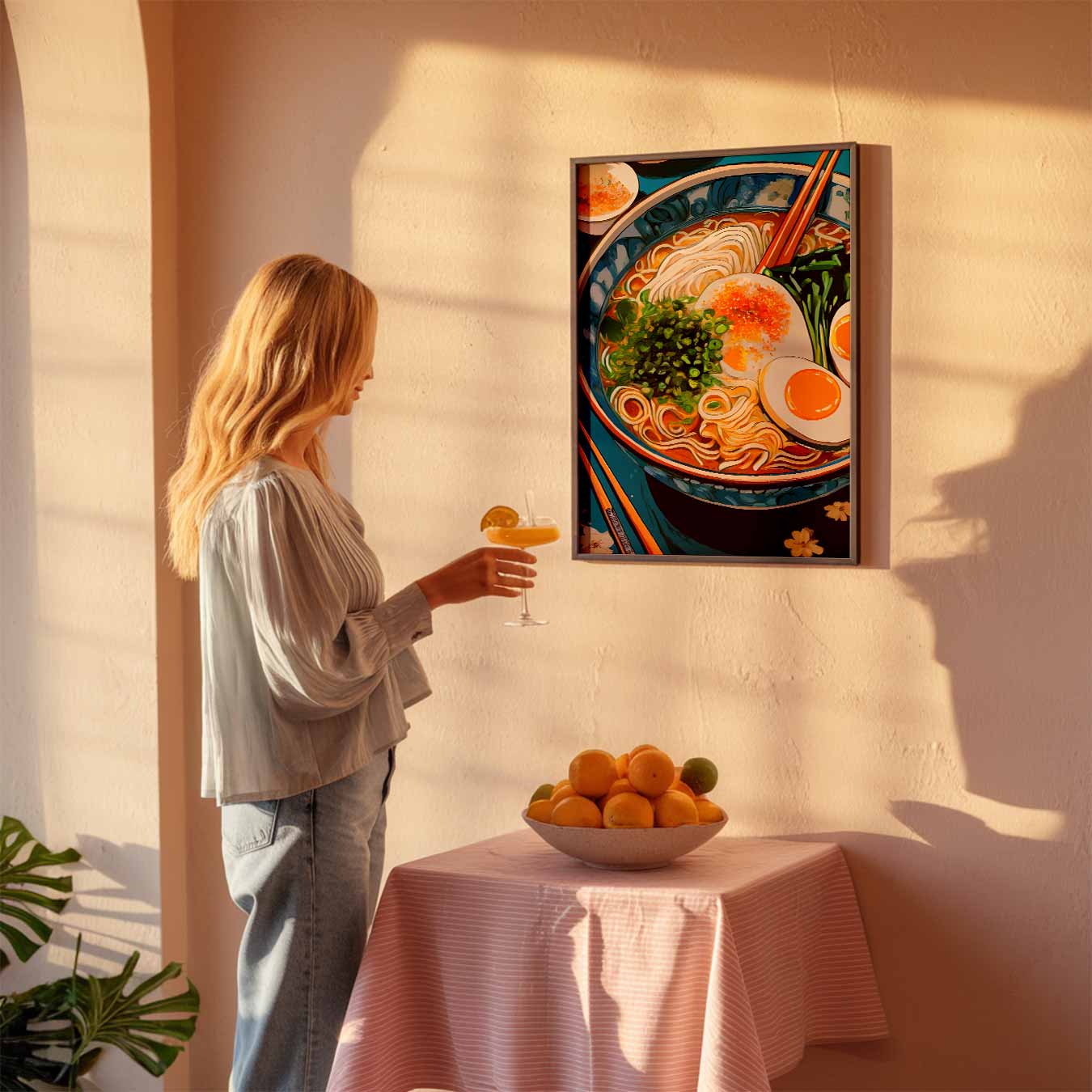 Kleurrijke Ramen Kunstposter-WallArtistic