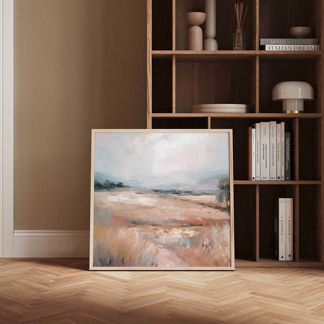 Landschap met zachte tinten Poster