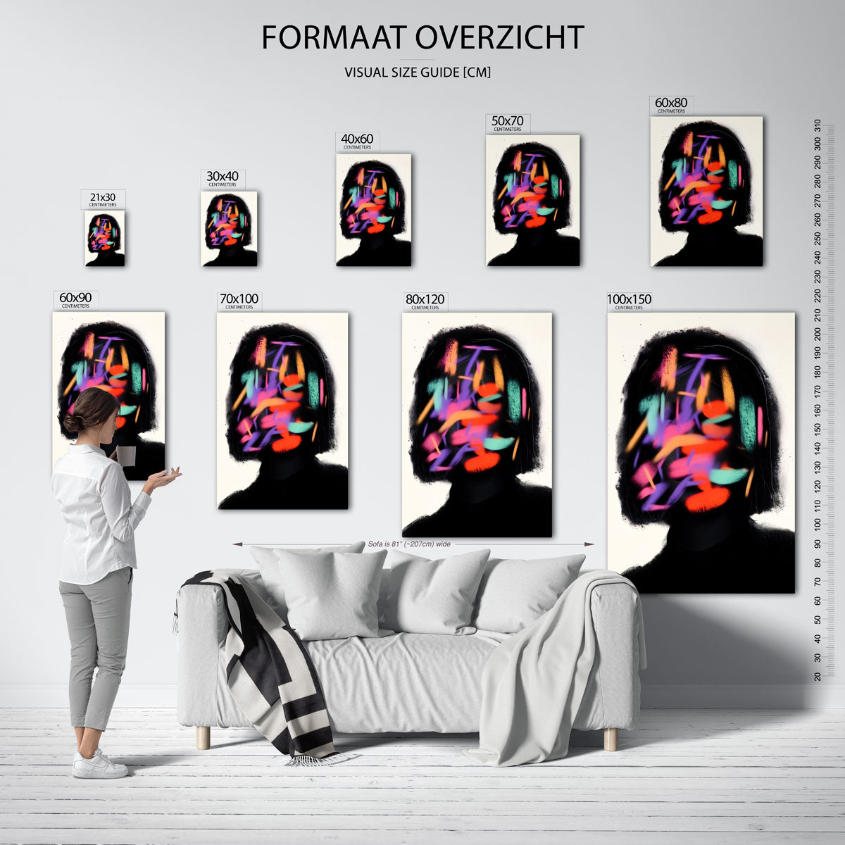 Abstracte vormen Poster