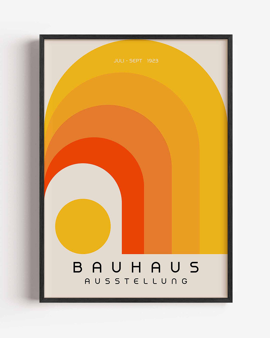 Kleurvlakken en bogen Poster