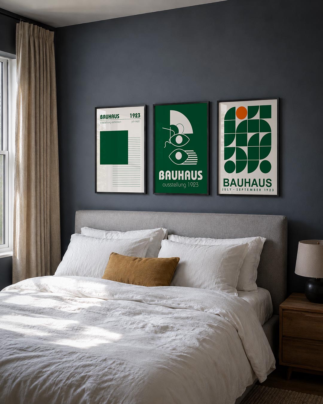 Vlak en lijnenspel Posterset