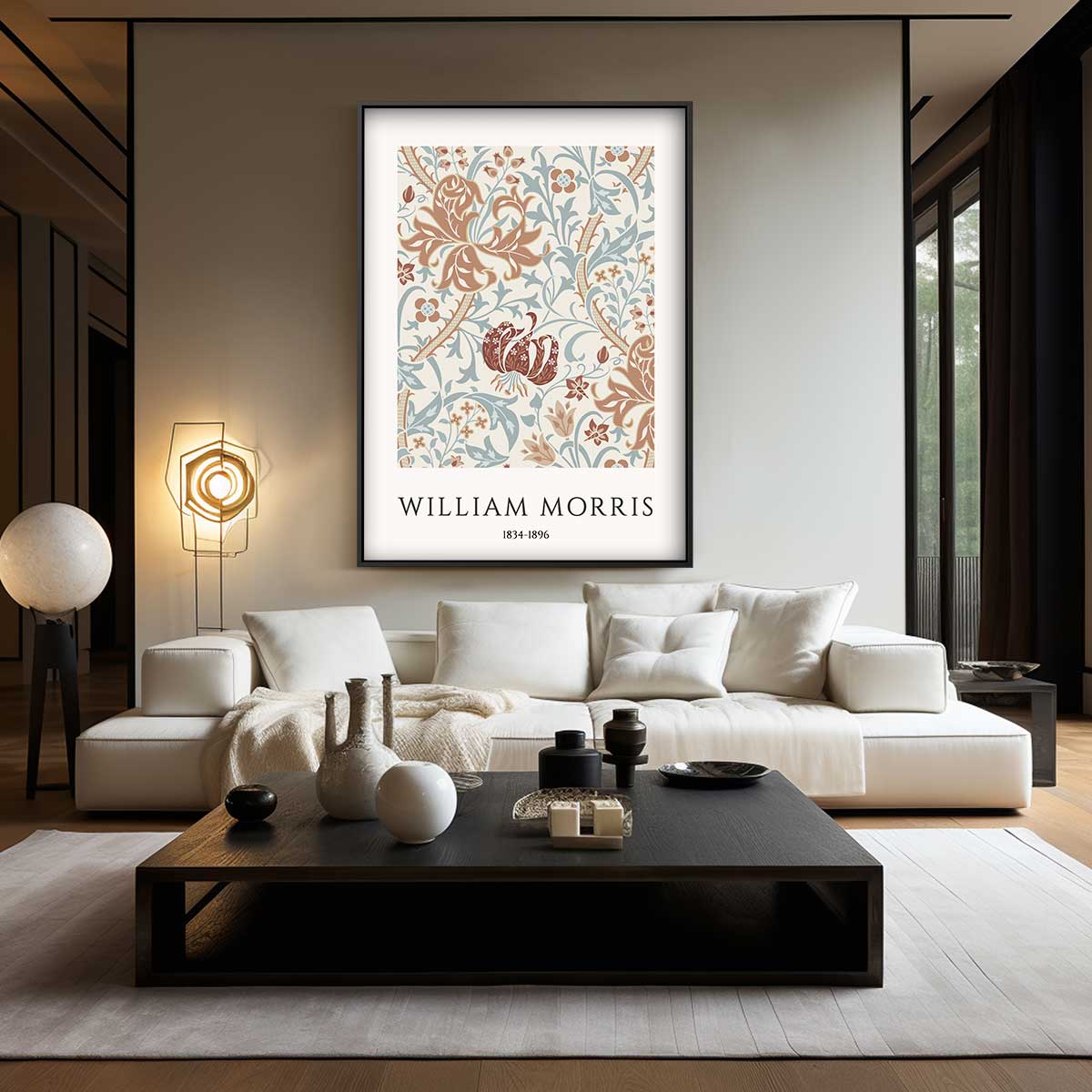 Vintage Bloemenpracht Kunstwerk-canvas-dibond-plexiglas-wanddecoratie-WallArtistic