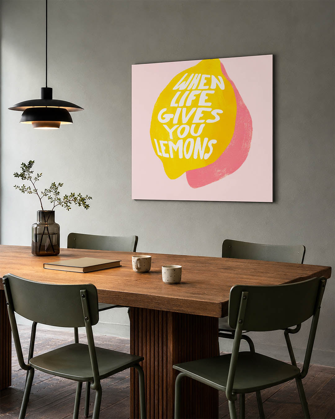 Citrus inspiratie Kunstwerk