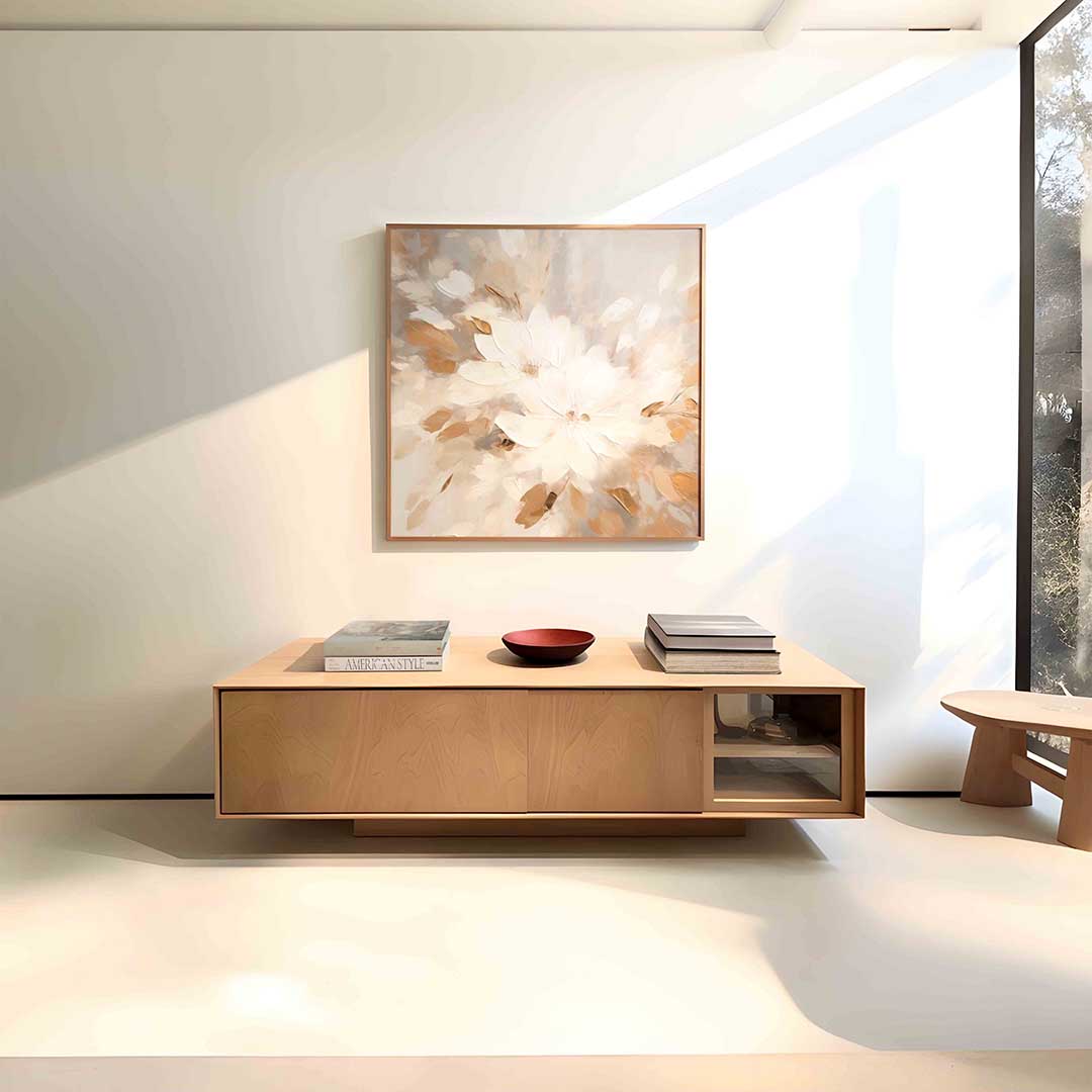 Bloemen en bladeren Poster