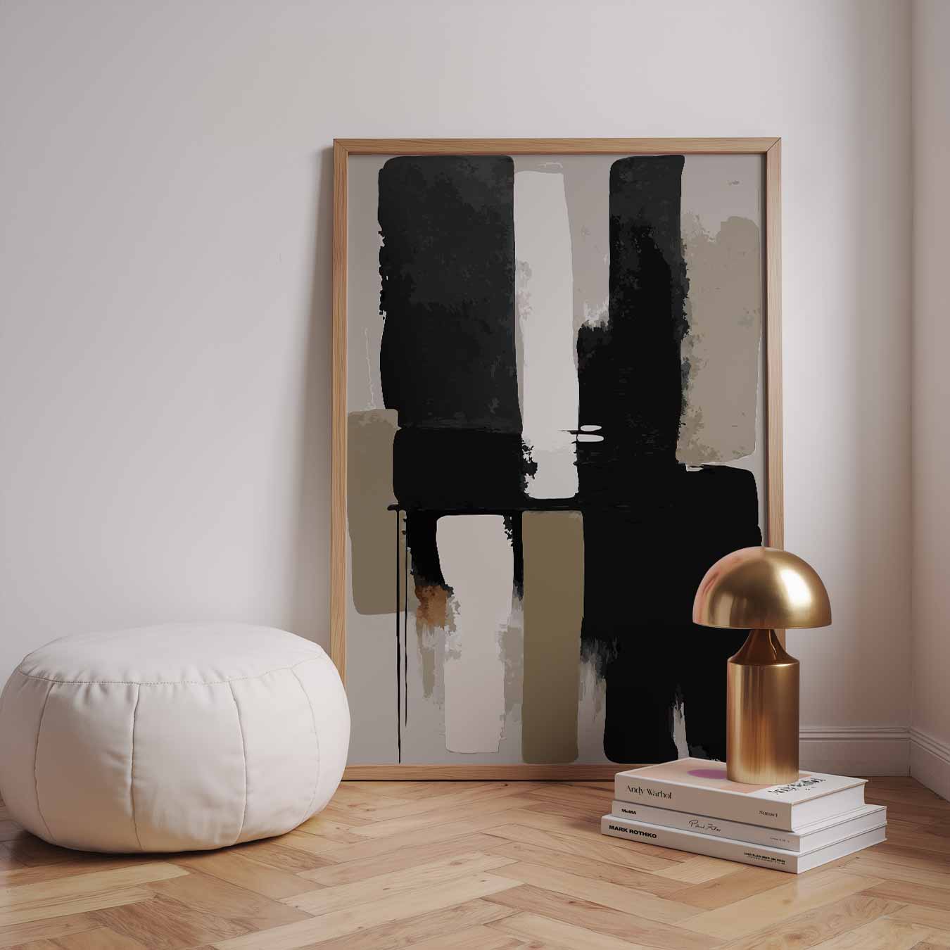 Moderne Abstracte Expressie Poster-WallArtistic