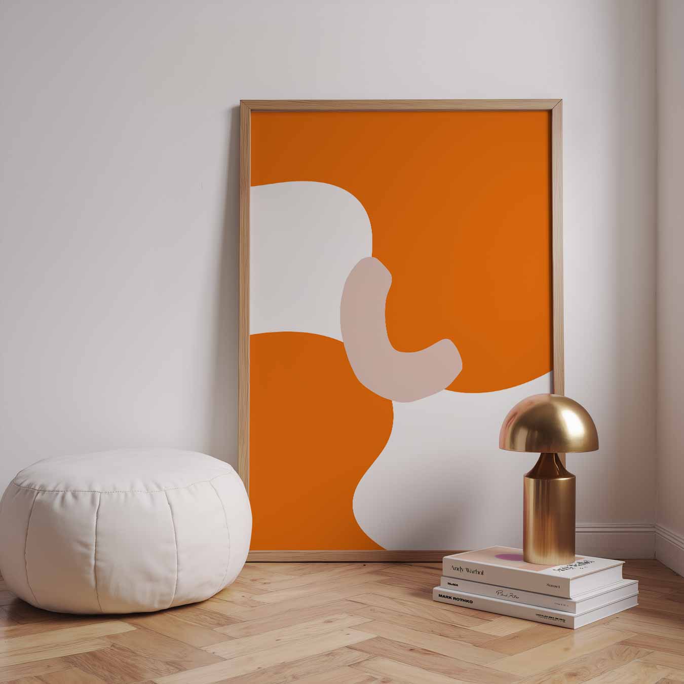 Energiek Abstracte Kunstprint Poster-WallArtistic