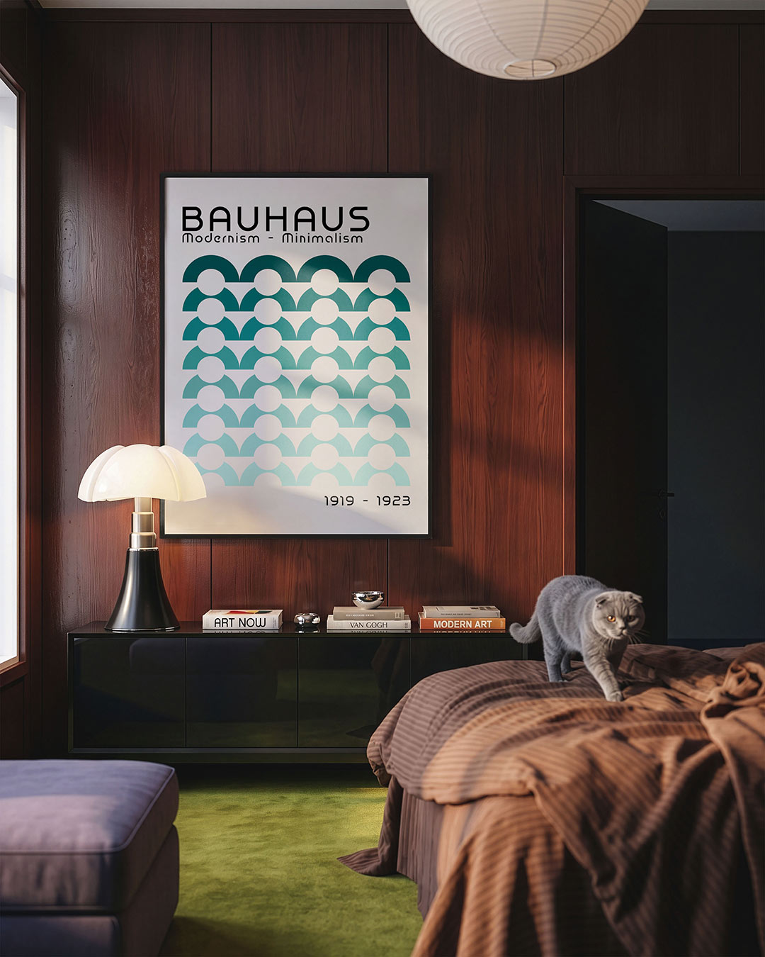 Vormritme en kleur Poster