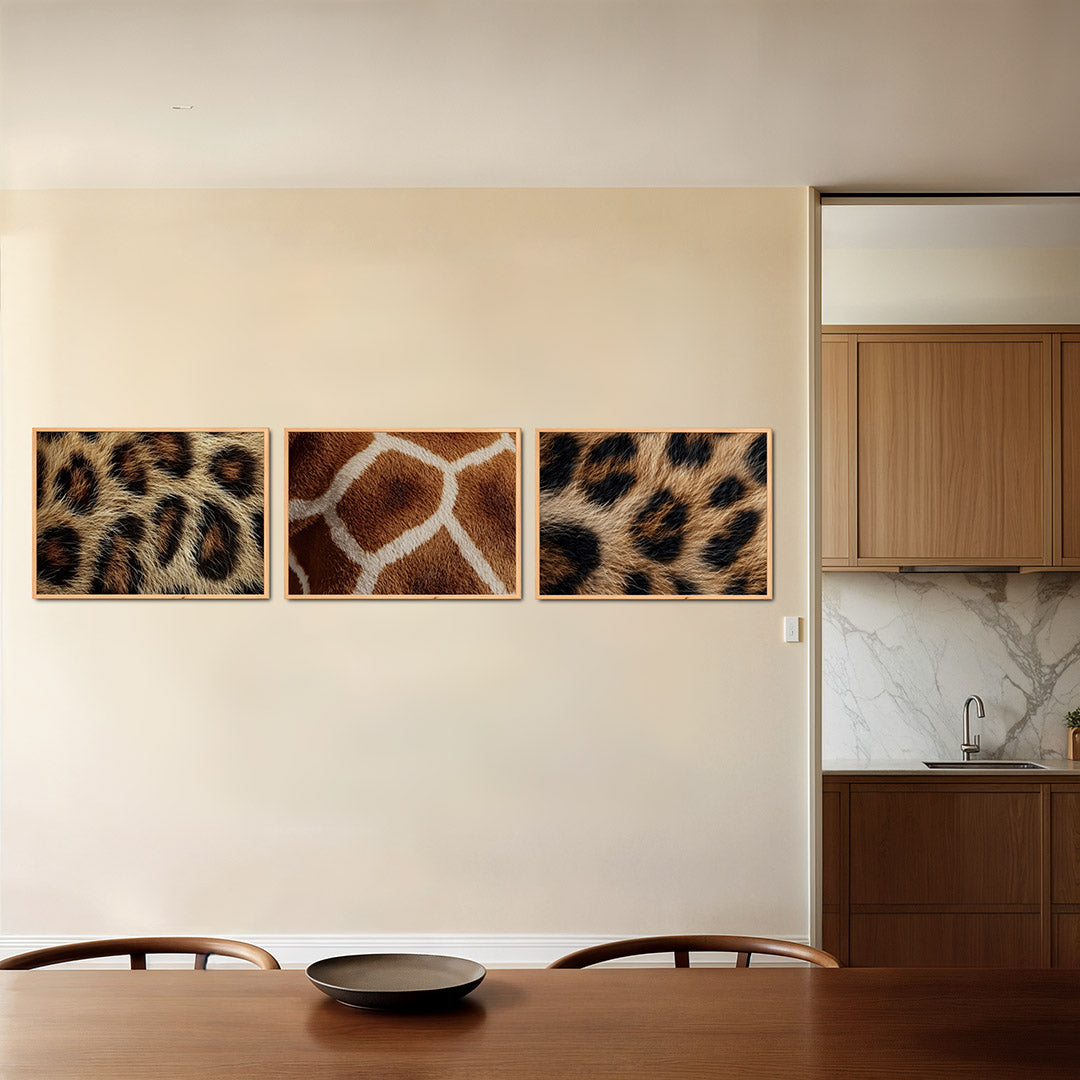 Vachtpatroon ritme Posterset