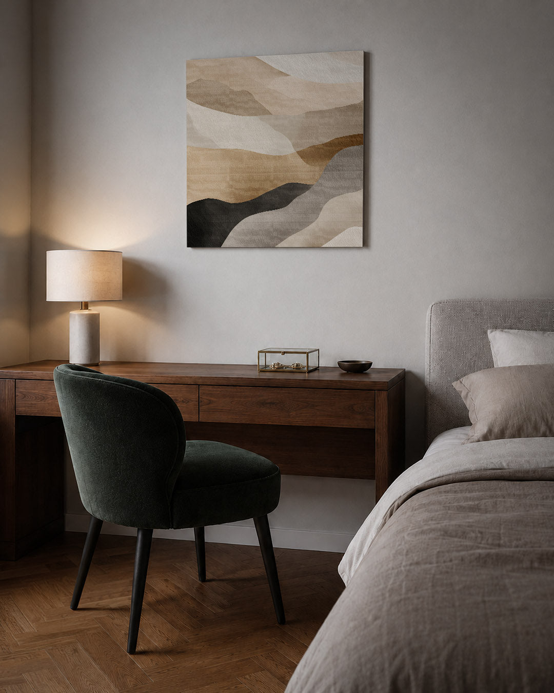 Organische kleurencompositie Kunstwerk
