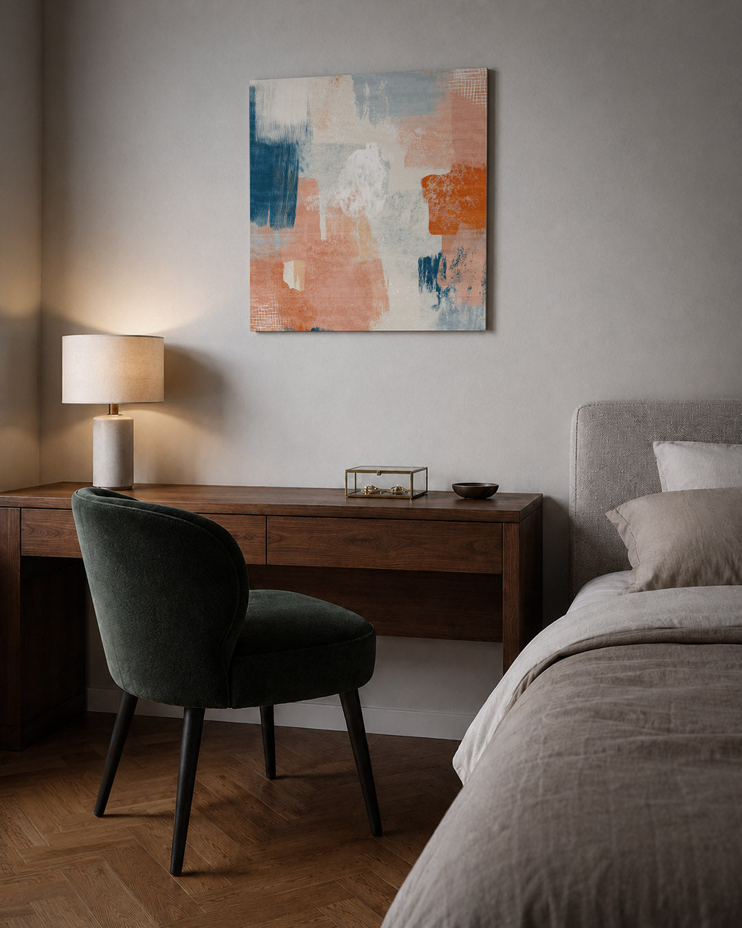 Kleurrijke vegen compositie Kunstwerk
