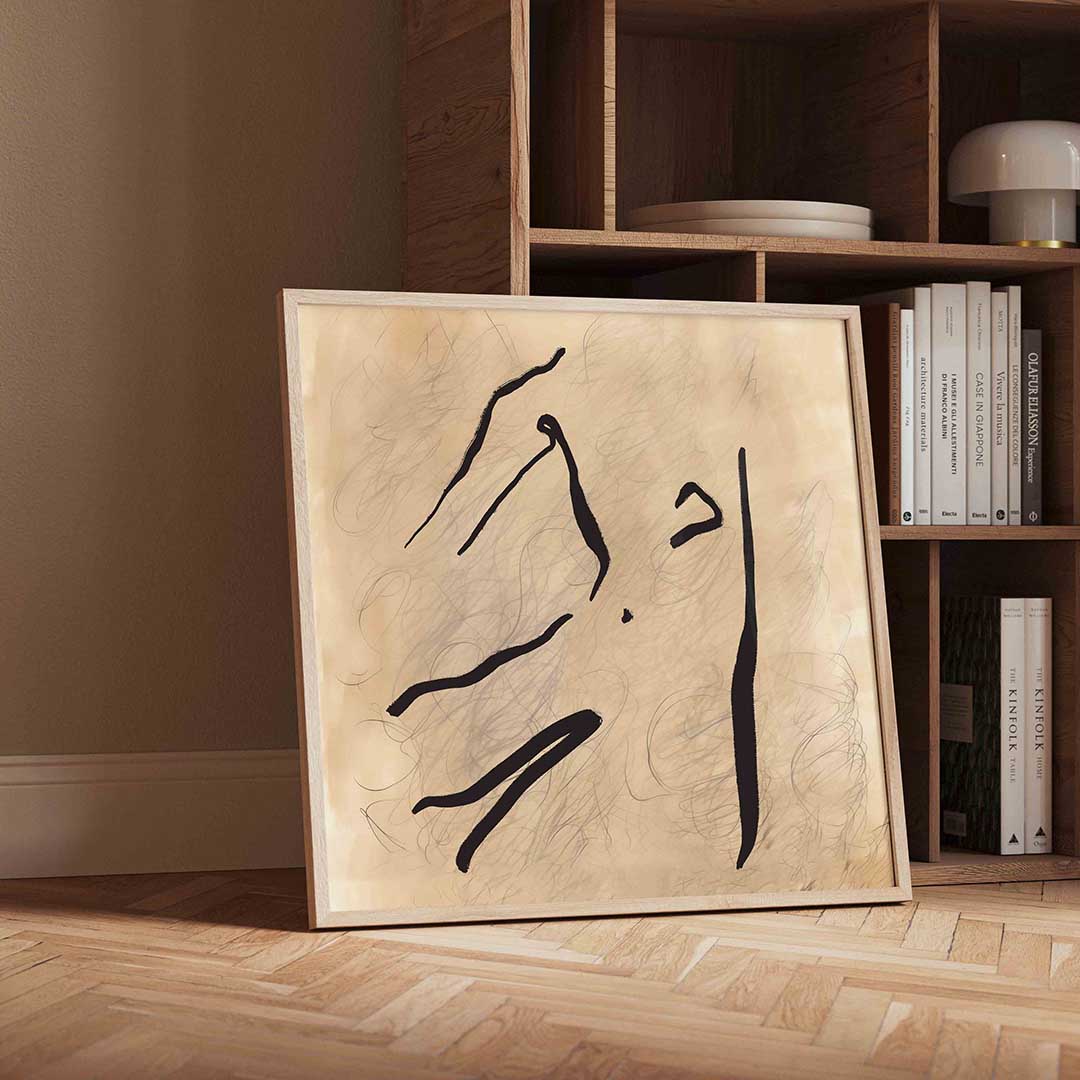 Abstracte lijnen Poster