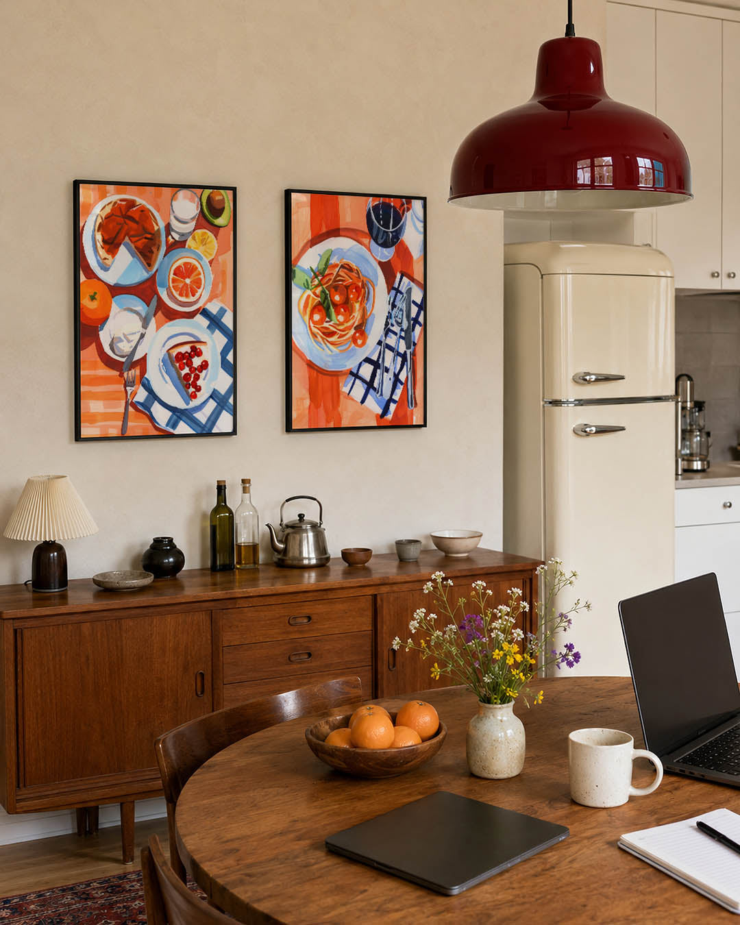 Kleurrijk ontbijt Posterset