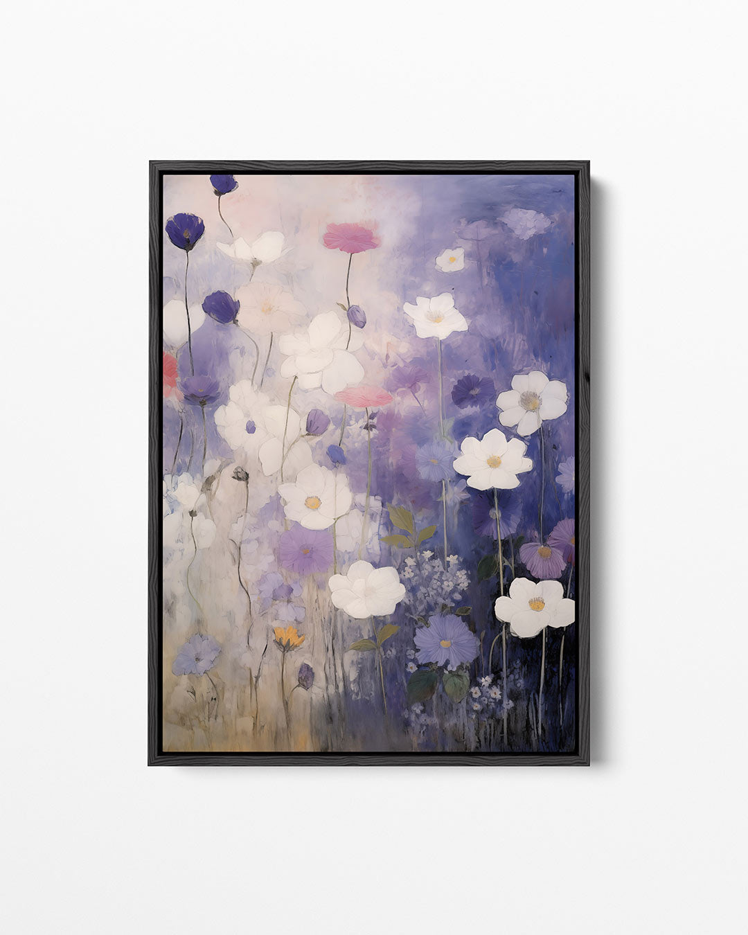 Bloemen in zachte tinten Kunstwerk