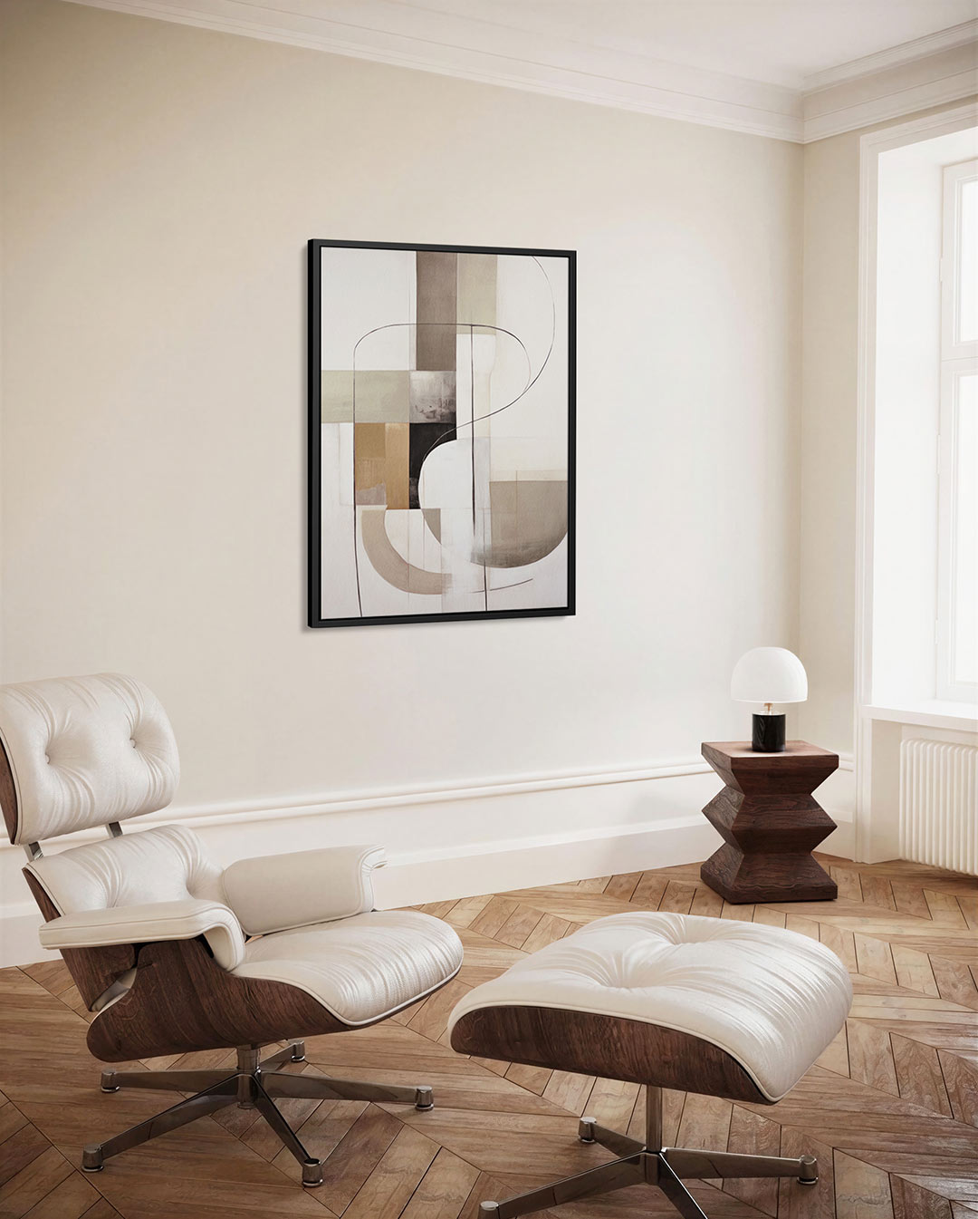 Geometrische lijnen Kunstwerk