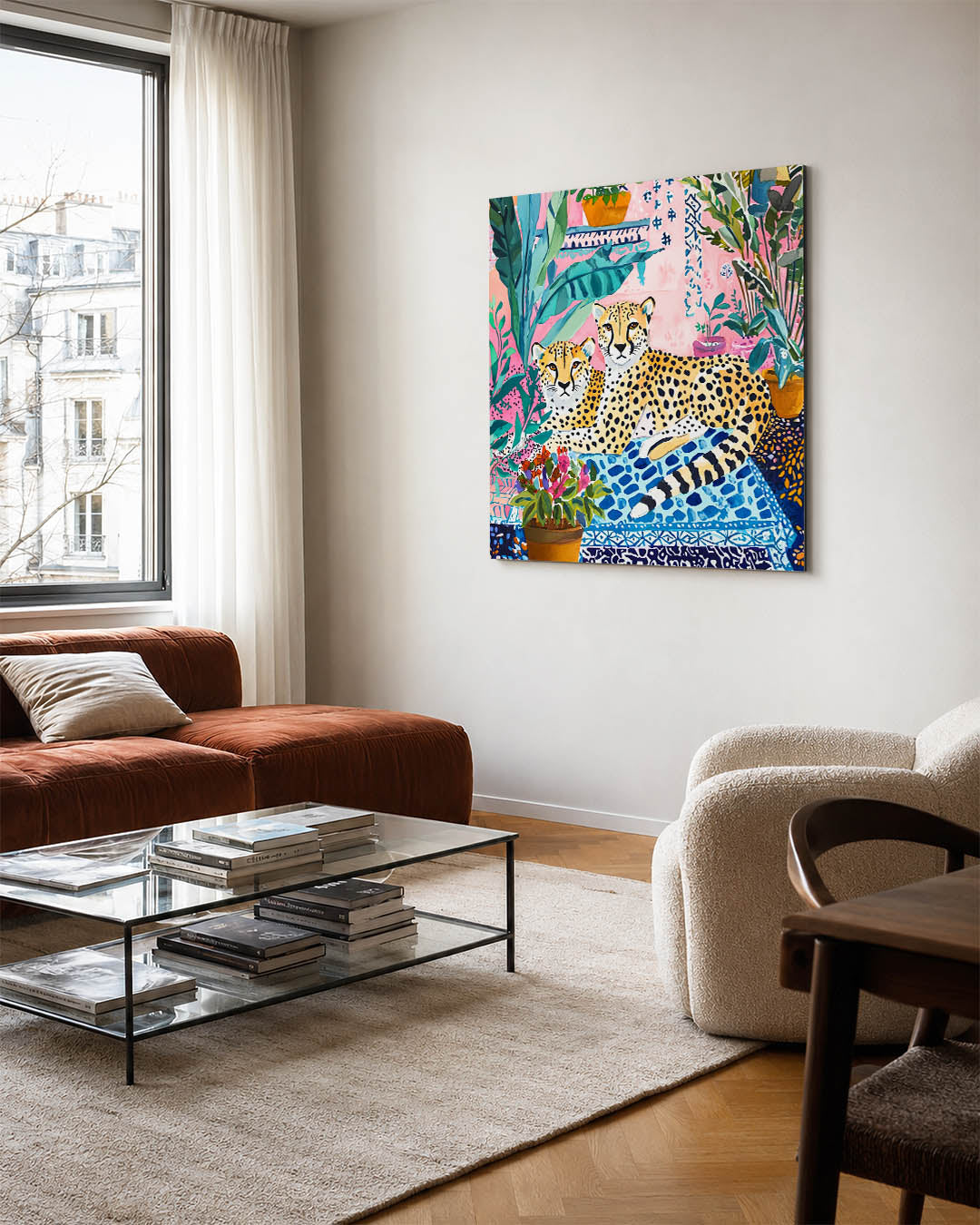 Exotische dieren en planten Kunstwerk