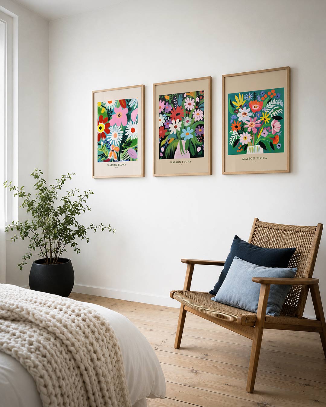 Bloemrijke kleurenpracht Posterset