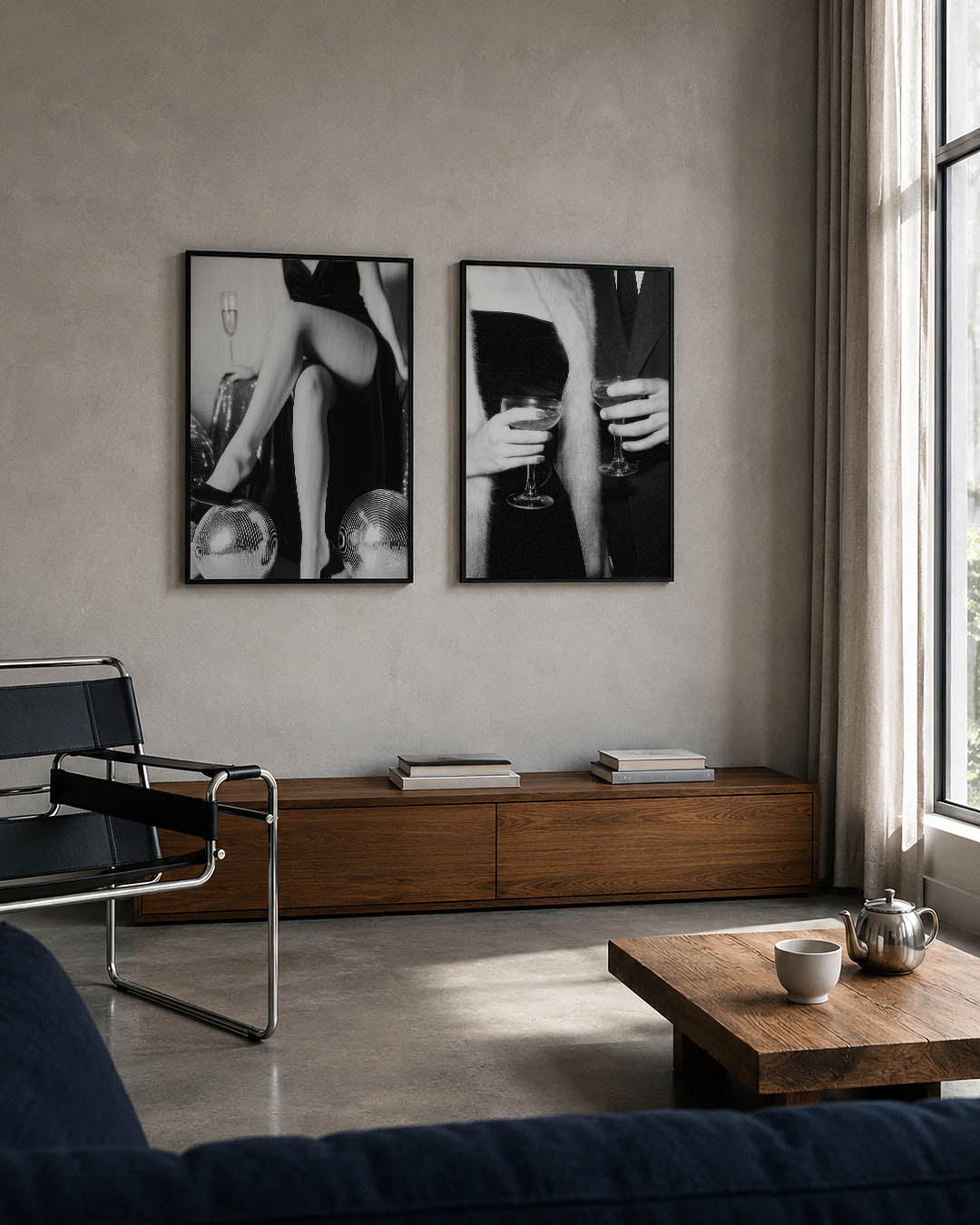 Glamour en reflectie Posterset
