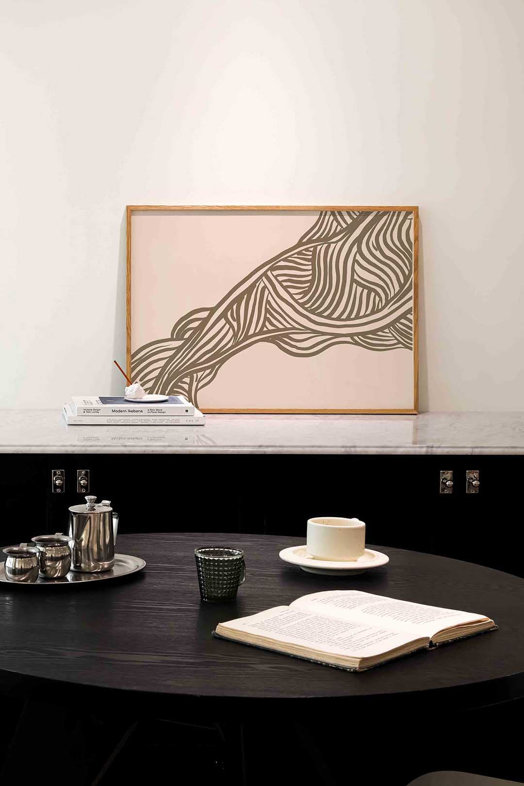 Abstracte lijnen Poster