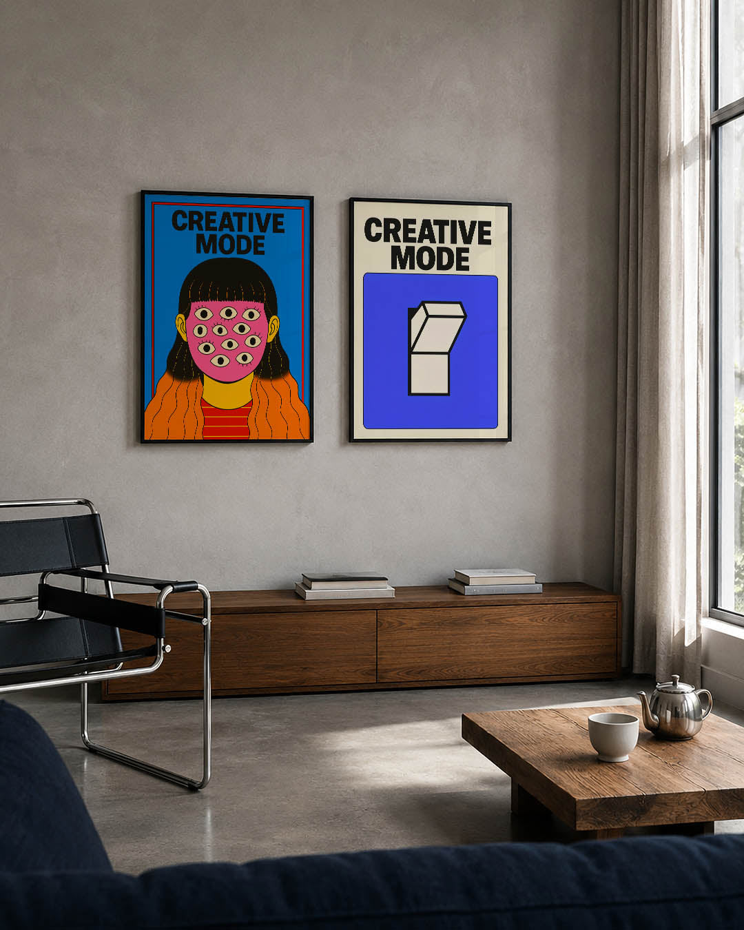 Ogen en kleuren Posterset