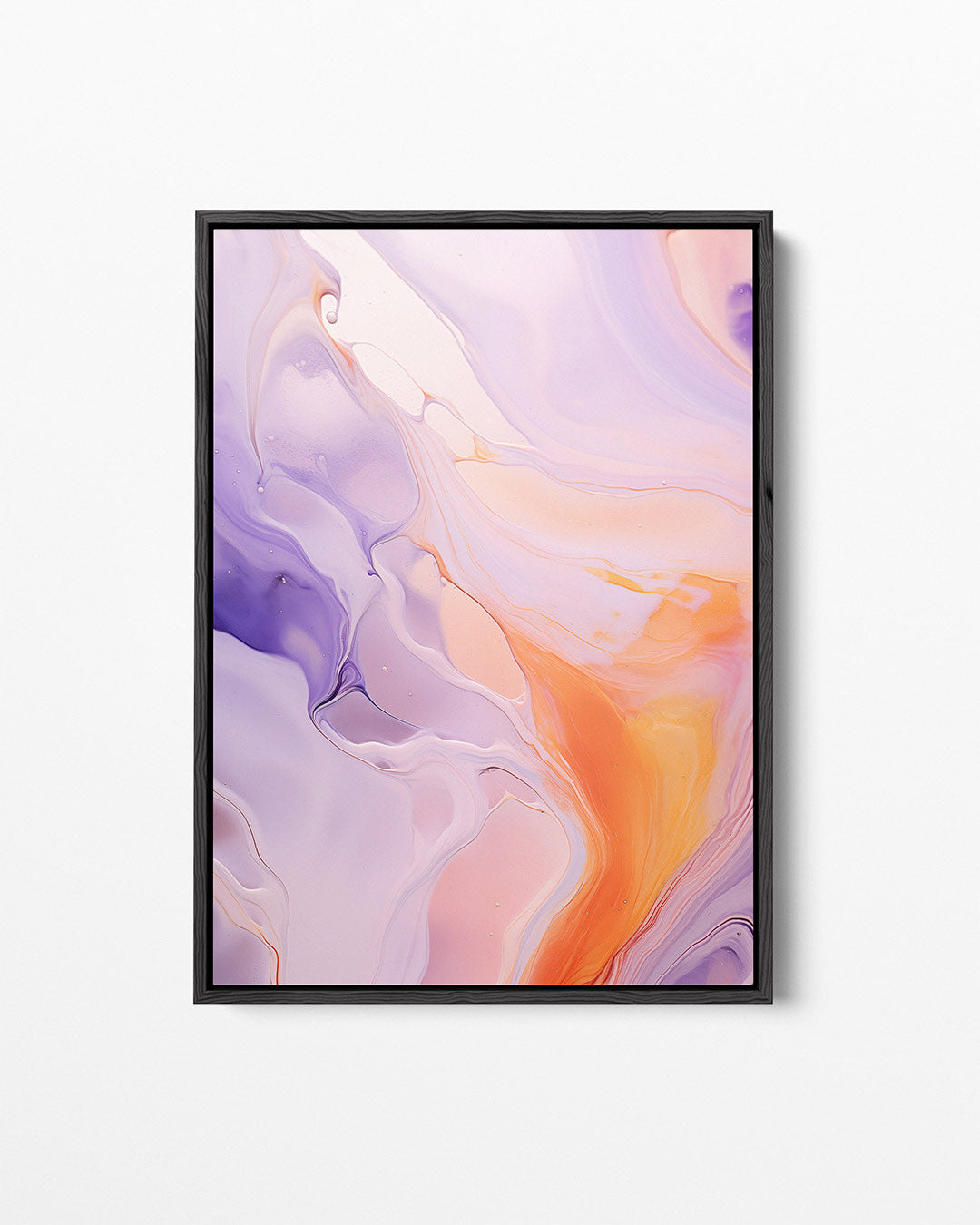 Vloeiende kleurencompositie Kunstwerk