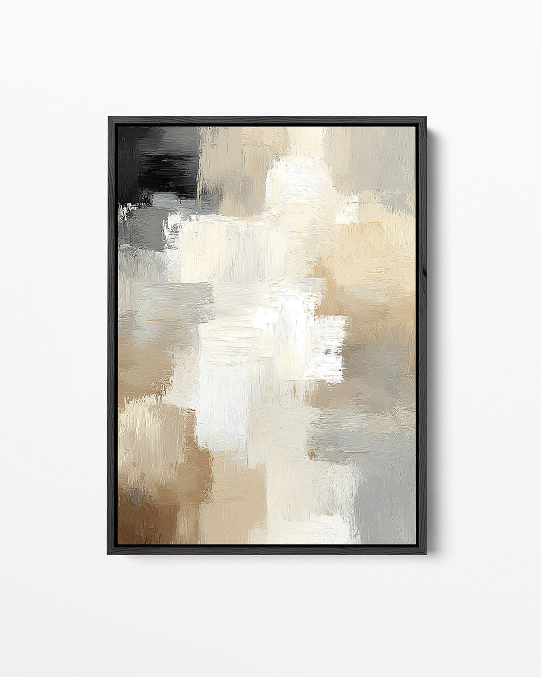 Geometrische kleurenmix Kunstwerk