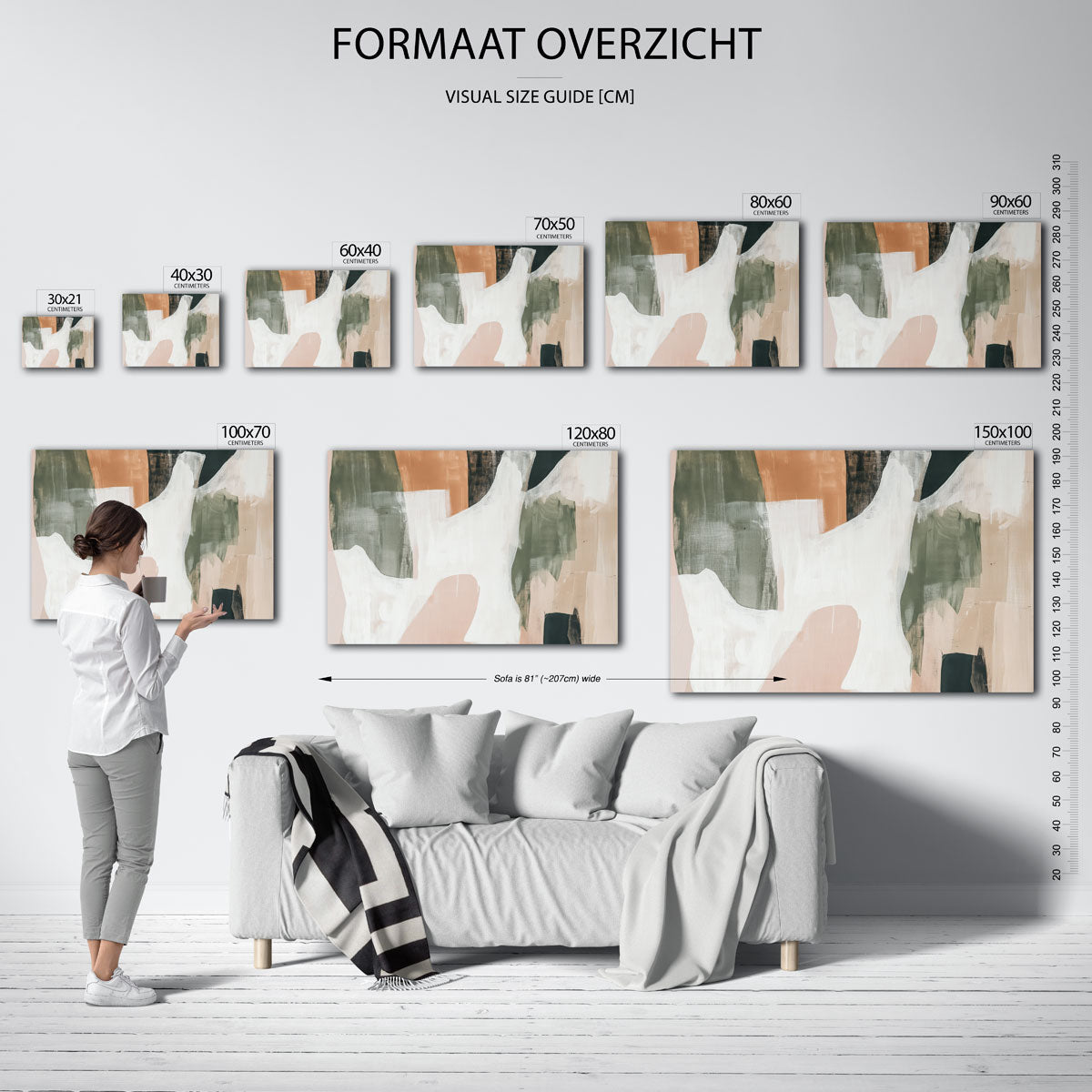 Abstracte vormen Poster