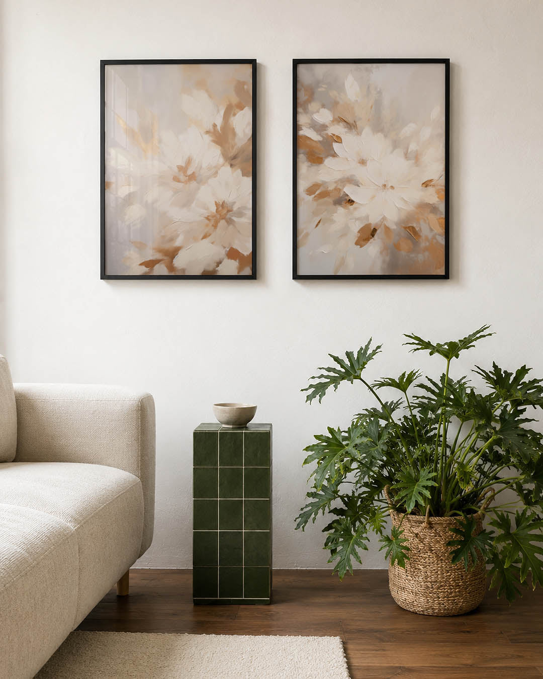 Bloemrijke vormen Posterset