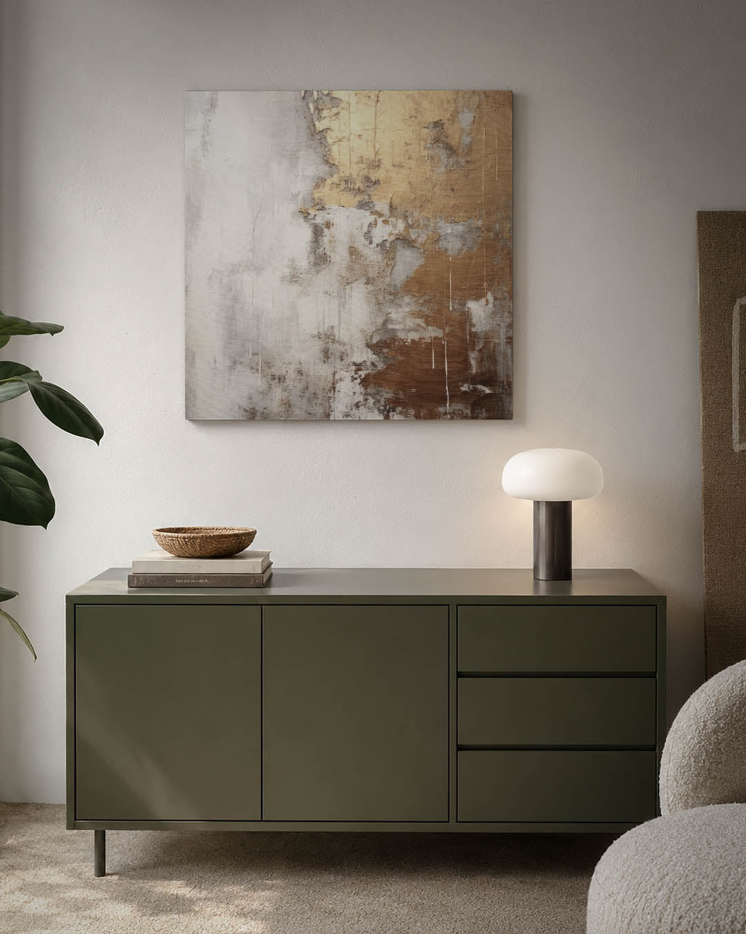 Gelaagde texturen Kunstwerk