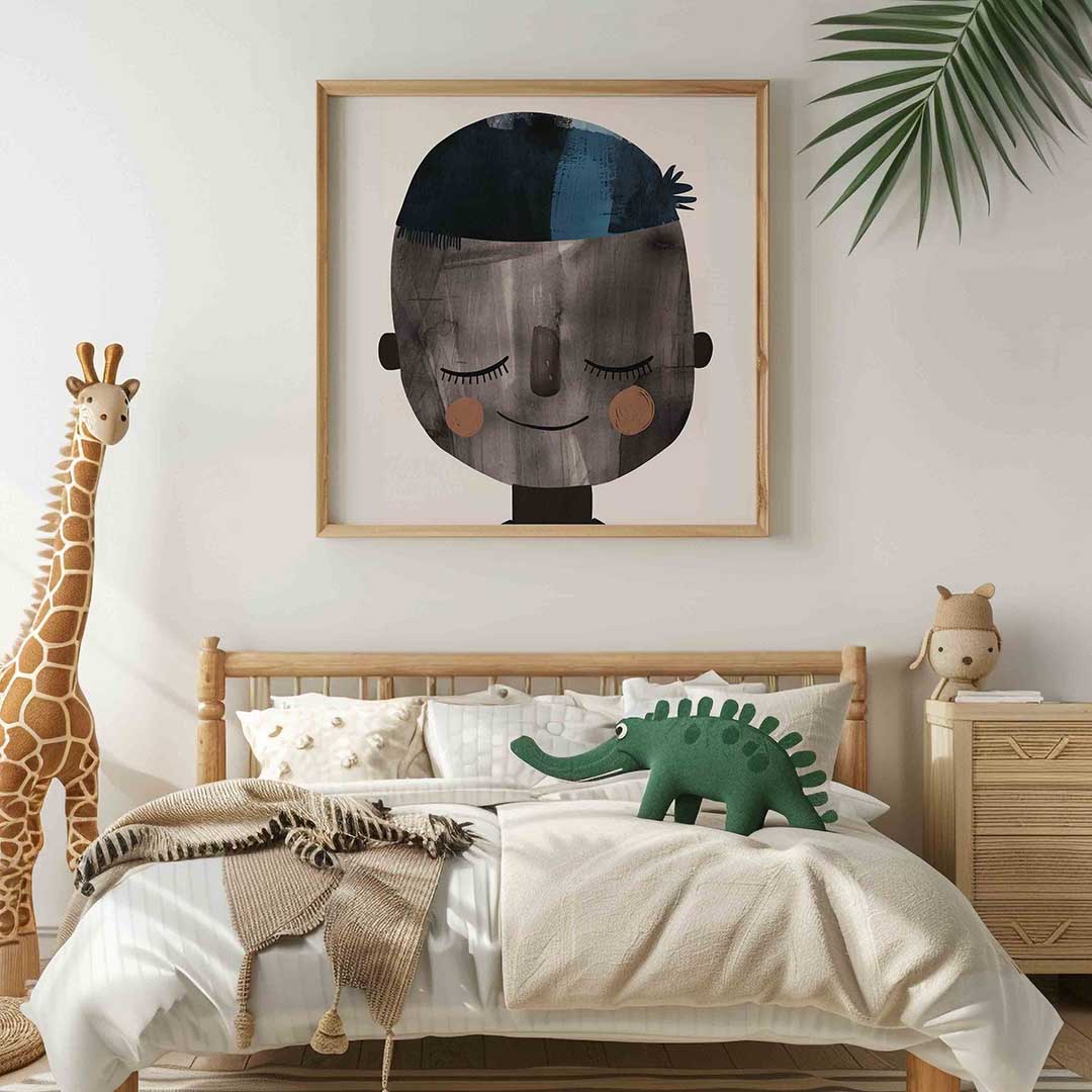 Lachend gezicht Poster