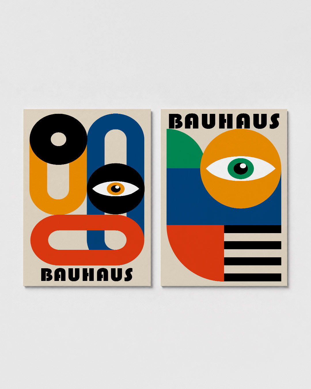Kleurrijke vormen Posterset