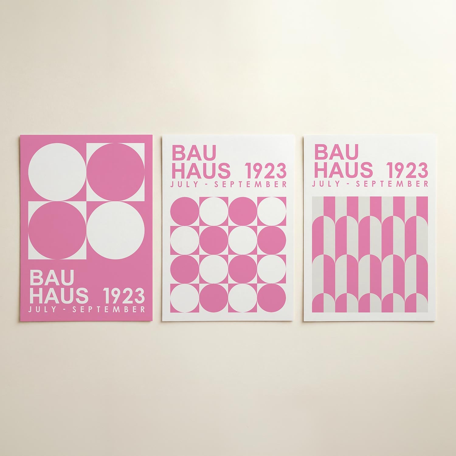 Cirkel en vierkant Posterset