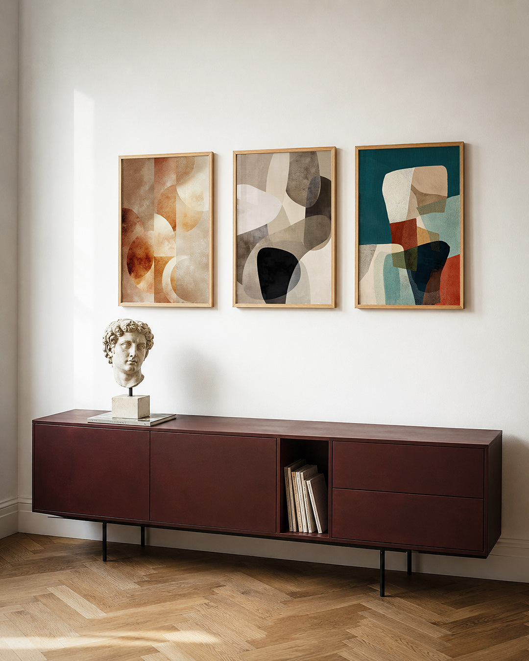 Vorm en kleurenspel Posterset