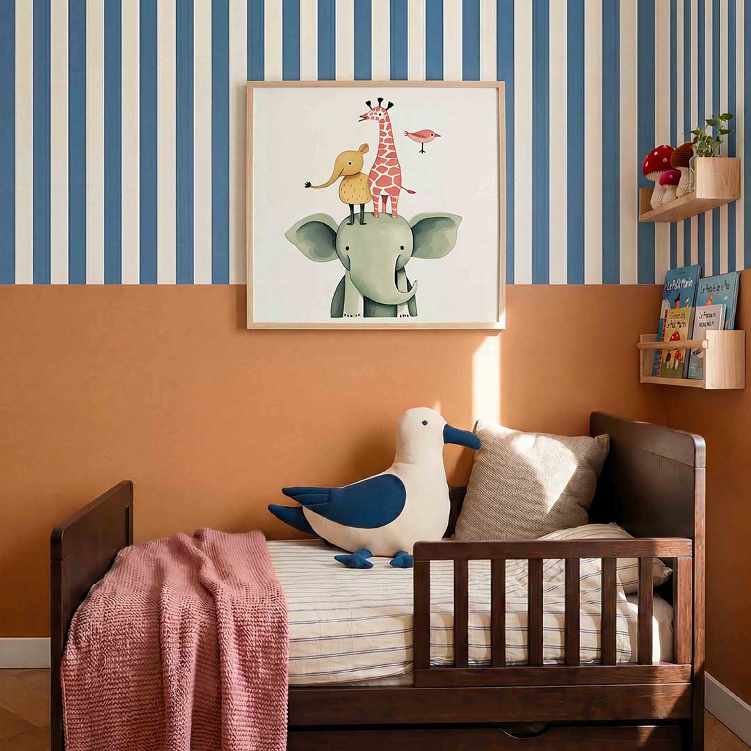 Dierenstapel Poster