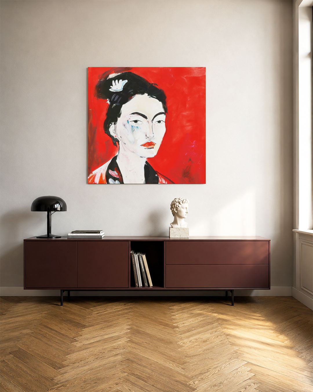 Abstracte Kunstwerk