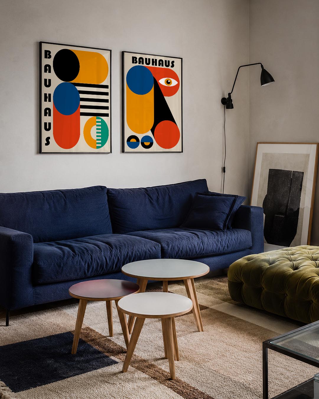 Vormen en kleurvlakken Posterset