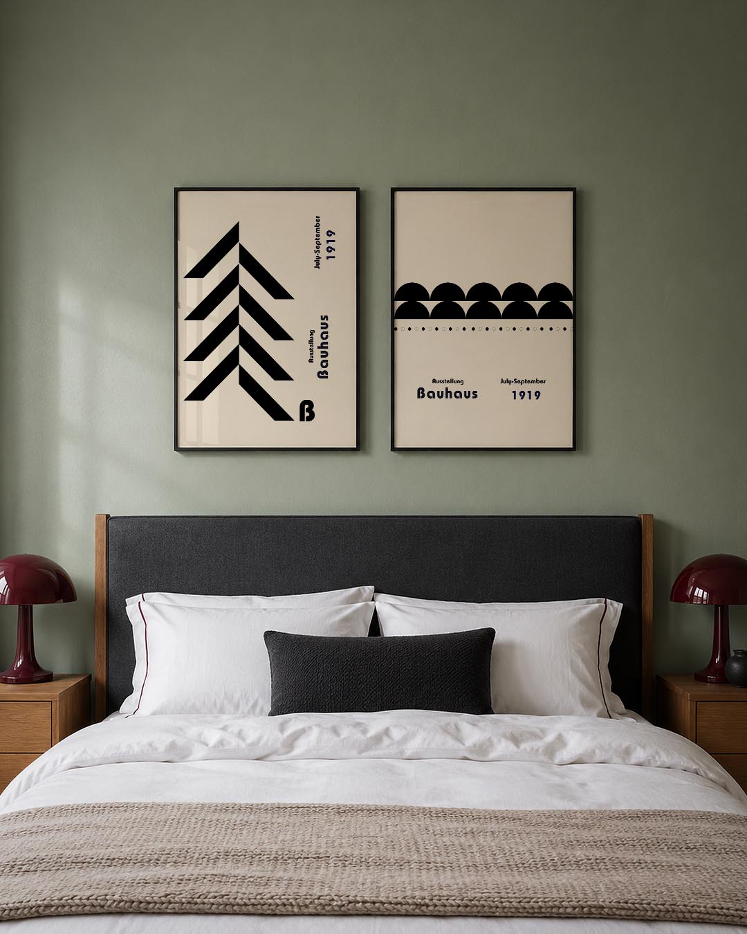 Zwart wit pijlen Posterset