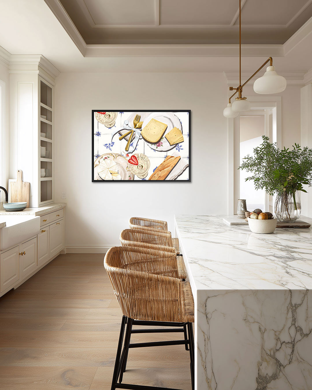 Eettafel compositie Kunstwerk