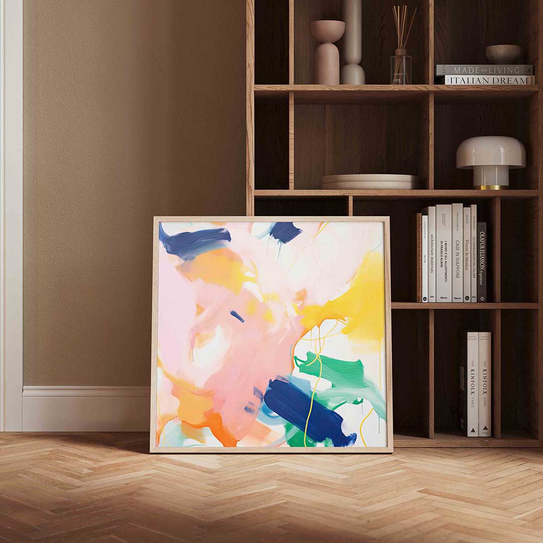 Abstracte kleurrijke vormen Poster