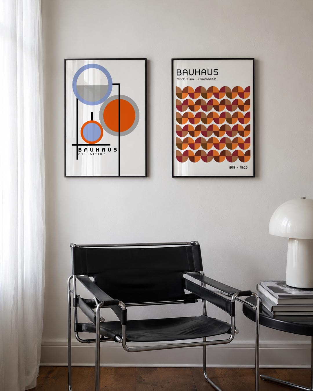 Cirkel en lijnenspel Posterset