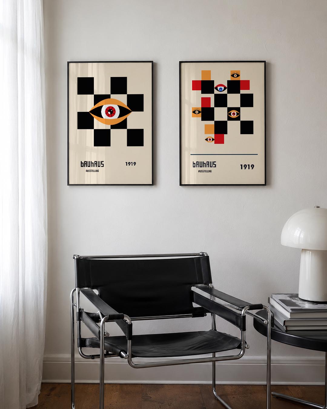 Oog en vlakken Posterset