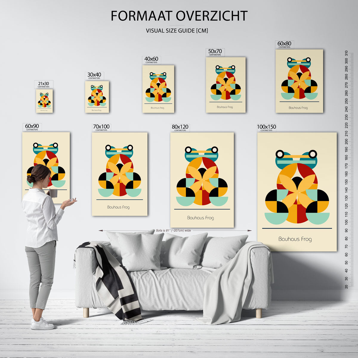 Vormen en vlakken Poster