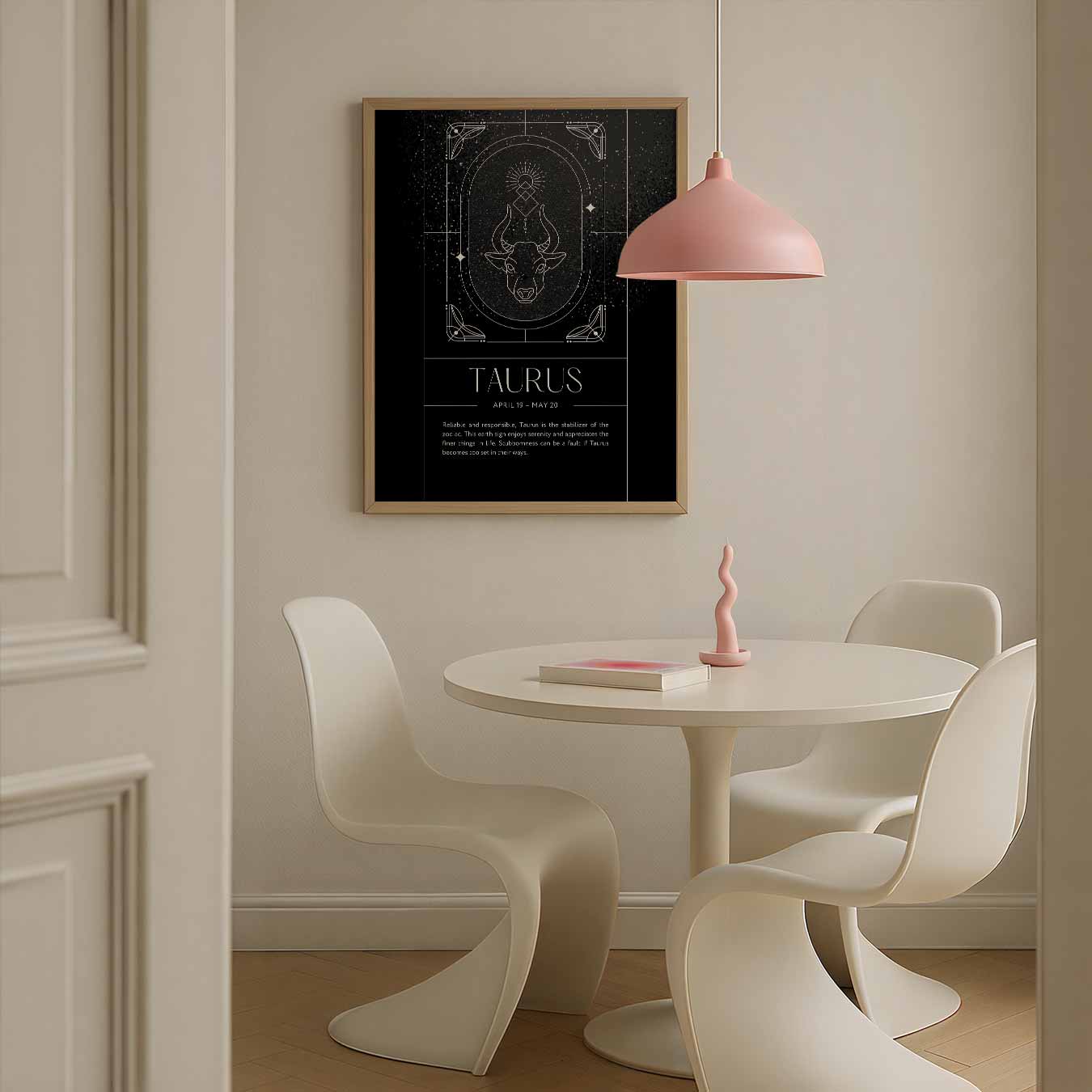 Stijlvolle Stier Sterrenbeeld Poster-WallArtistic