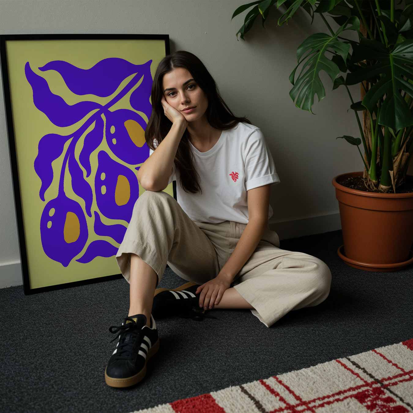 Vrolijke Crealemon Poster-WallArtistic