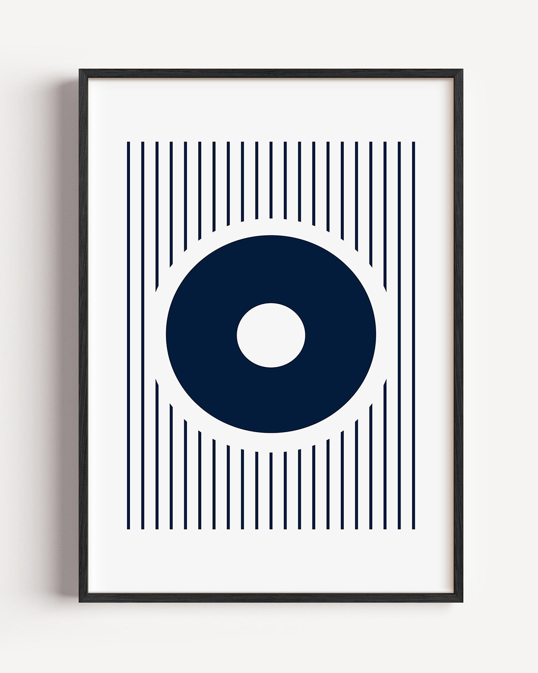 Cirkel en lijnen Poster